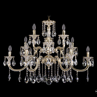 Литая подвесная люстра с хрусталем Bohemia IVELE Crystal 1722/6+3+3/335/A/GW