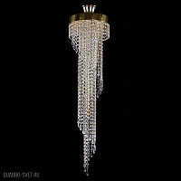 Каскадная хрустальная люстра ArtGlass SPIRAL 250x1000 DROPS CE