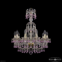 Хрустальная подвесная люстра Bohemia IVELE Crystal 1410/10/195/XL-66 G V7010