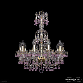 Хрустальная подвесная люстра Bohemia IVELE Crystal 1410/10/195/XL-66 G V7010