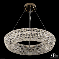 Хрустальная подвесная светодиодная люстра APL LED Rimini S502.0.60.A.4000.Gold