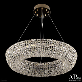 Хрустальная подвесная светодиодная люстра APL LED Rimini S502.0.60.A.4000.Gold