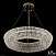 Хрустальная подвесная светодиодная люстра APL LED Rimini S502.0.60.A.4000.Gold