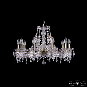 Хрустальная подвесная люстра Bohemia IVELE Crystal 1410/10/240/Pa/V0300