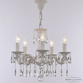 Хрустальная подвесная люстра Bohemia IVELE Crystal Florence 71101/5/125 A WG
