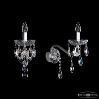 Бра с хрусталем Bohemia IVELE Crystal 1415B/1/200/XL Ni