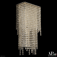 Бра хрустальное светодиодное APL LED Sicilia SH500.B3.25-50.B.Gd.3000