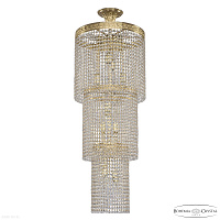 Каскадная хрустальная люстра Bohemia IVELE Crystal 83301/40IV-100 G