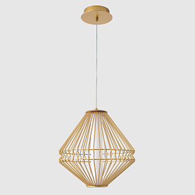 Подвесной светодиодный светильник Crystal Lux CUADRA SP15W LED GOLD