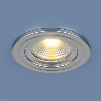 Встраиваемый потолочный LED светильник Elektrostandard 9902 LED 3W COB SL серебро