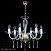 Люстра подвесная ARTGLASS STEFANIE VIII. SWAROVSKI ELEMENTS