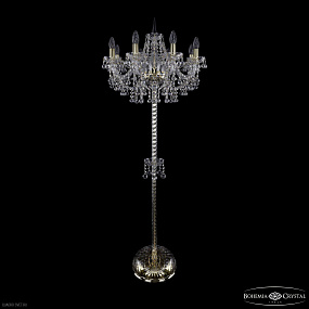 Торшер с хрусталем Bohemia IVELE Crystal 1409T2/8/195-160 G