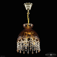 Хрустальный подвесной светильник Bohemia IVELE Crystal 5478/22 G Amber/M-1G Drops K721