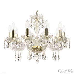 Хрустальная подвесная люстра Bohemia IVELE Crystal 118/10/195 G