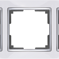 Рамка на 3 поста (белый) Werkel WL03-Frame-03-white