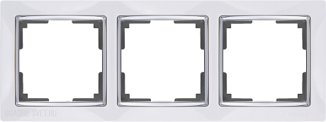Рамка на 3 поста (белый) Werkel WL03-Frame-03-white