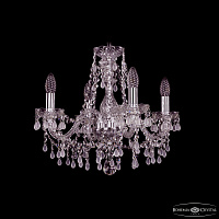 Хрустальная подвесная люстра Bohemia IVELE Crystal 1410/4/160 Ni V0300