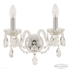 Бра хрустальное Bohemia IVELE Crystal 116B/2/141 Ni