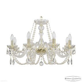 Хрустальная подвесная люстра Bohemia IVELE Crystal 101/8/240 G