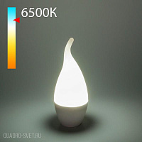 Светодиодная лампа Свеча на ветру СDW LED D 8W 6500K E14 Elektrostandard BLE1433