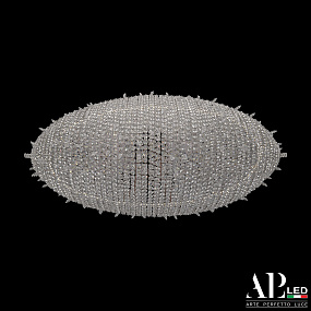 Хрустальная потолочная светодиодная люстра APL LED Rimini S508.0.50.B.3000