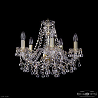Хрустальная подвесная люстра Bohemia IVELE Crystal 1409/5/160 G