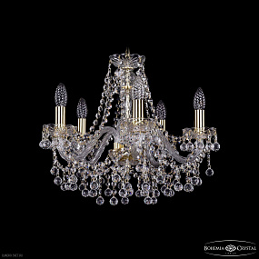 Хрустальная подвесная люстра Bohemia IVELE Crystal 1409/5/160 G