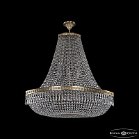 Большая хрустальная люстра Bohemia IVELE Crystal 19013/H2/100IV Pa
