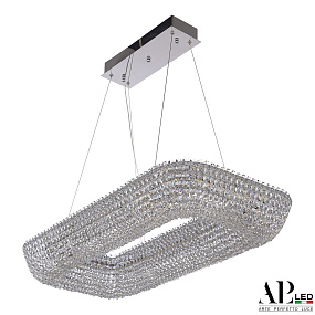 Хрустальная подвесная светодиодная люстра APL LED Sicilia SH522.0.80.A.Ni.4000