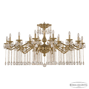 Большая хрустальная люстра Bohemia Ivele Crystal Verona 72107/24/590 A G