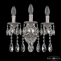 Бра с хрусталем Bohemia Ivele Crystal Verona 7202B11/3/125 A Ni