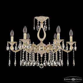 Подвесная хрустальная люстра Bohemia Ivele Crystal Verona 72302/6/210 A GW