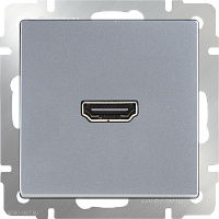 Розетка HDMI (серебряный) Werkel WL06-60-11