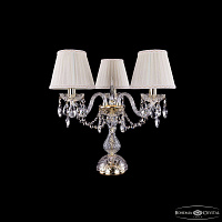 Настольная лампа с хрусталем Bohemia IVELE Crystal 1406L/3/141-39 G SH3A-160