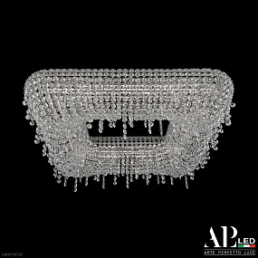 Хрустальная потолочная светодиодная люстра APL LED Rimini S504.0.60.F.3000
