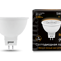 Лампа LED Gauss Софитная 5 Вт GU5.3 2700K 220В 101505105