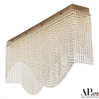 Большая хрустальная светодиодная люстра APL LED Sicilia SH512.2.100.B.Ni.4000
