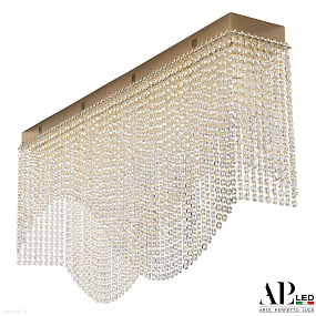 Большая хрустальная люстра APL LED Sicilia SH512.2.100.B.Gd.E14