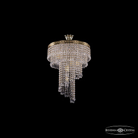 Каскадная хрустальная люстра Bohemia IVELE Crystal 8311/40-50/G
