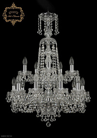 Большая хрустальная люстра Bohemia Art Classic 11.26.10+5.200.2d.XL-84.Cr.B