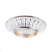 Встраиваемый светильник Donolux N1582-White+Gold stripe
