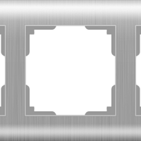 Рамка на 5 постов  (серебряный) Werkel WL12-Frame-05