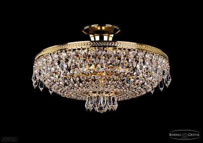 Хрустальная потолочная люстра Bohemia IVELE Crystal 1927/35Z/G