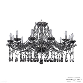 Большая хрустальная люстра Bohemia IVELE Crystal 1413/12/360 G M731