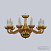 Хрустальная подвесная люстра Bohemia IVELE Crystal 1311/10/240 G Am/Amber/M-1F