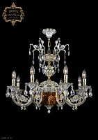 Хрустальная подвесная люстра Bohemia Art Classic 31.22.8.KR175SP.250IT.GW.Sp.Amber.1C