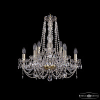 Хрустальная подвесная люстра Bohemia IVELE Crystal 1406/6+3/195/h-58 G
