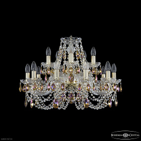 Хрустальная подвесная люстра Bohemia IVELE Crystal 1406/10+5/240 G K777