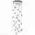 Каскадная светодиодная люстра Odeon Light CRYSTAL 5007/120L