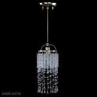 Хрустальный подвесной светильник ArtGlass SMALL GAME 01-01 NICKEL CE